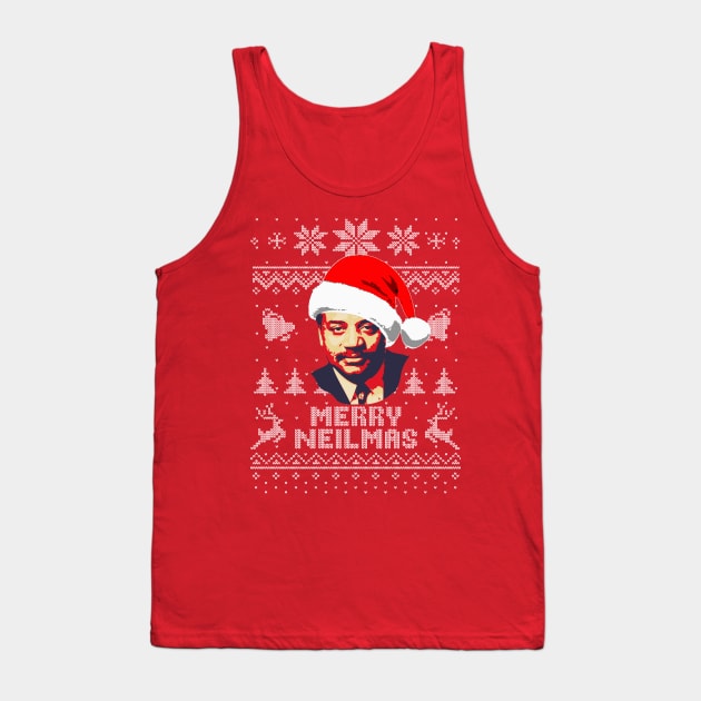 Neil Degrasse Tyson Merry Neilmas Tank Top by Nerd_art